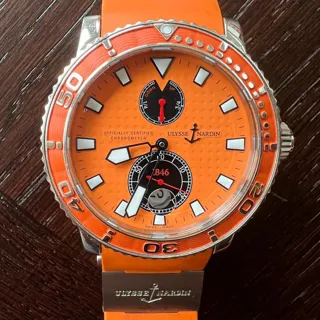 Ulysse Nardin Maxi Marine Diver 263-33-3/97 42.5mm Stainless steel Orange