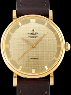 Universal Genève Polerouter De Luxe B10234-11 35.5mm Yellow gold two-toned gold