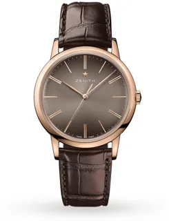 Zenith Elite 18.2290.679/18.C498 39mm Rose gold Brown