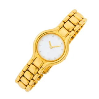 Ebel Beluga 18k yellow gold White