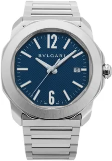 Bulgari Octo 103739 Stainless steel Blue