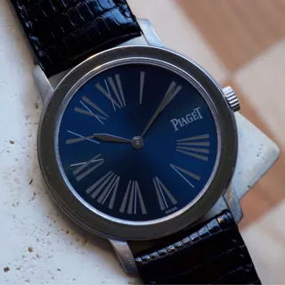 Piaget Altiplano 90920-839044 34mm White gold Blue