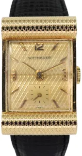 Wittnauer Cylindrical 22mm Yellow gold