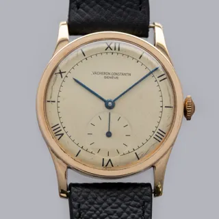 Vacheron Constantin Vintage 33mm 18k yellow gold Champagne