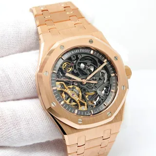 Audemars Piguet Royal Oak 15407OR.OO.1220OR.01 41mm Rose gold Gray