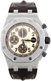 Audemars Piguet Royal Oak Offshore 26470ST.OO.A801CR.01 42mm Ceramic and Stainless steel Beige