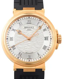 Breguet Marine 5517BR/12/5ZU 40mm Rose gold Silver