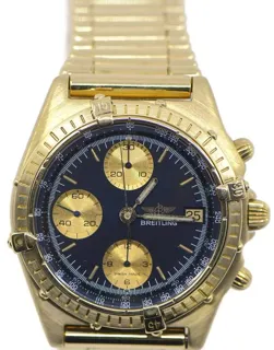 Breitling Chronomat 81950 39mm Yellow gold Black