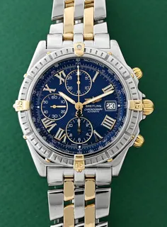 Breitling Crosswind B13055 43mm Stainless steel and 18k yellow gold Blue