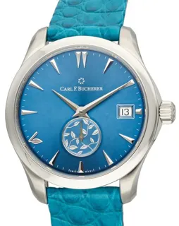 Carl F. Bucherer Manero 00.10922.08.53.01 35mm Stainless steel Blue