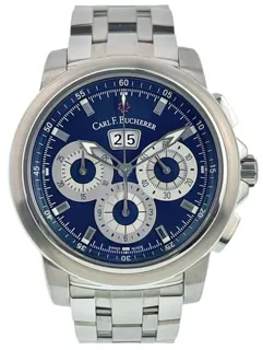 Carl F. Bucherer Patravi 10624.08 45mm Stainless steel Blue