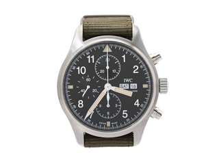 IWC Pilot Chronograph IW377724 43mm Stainless steel Black