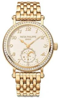 Patek Philippe Moonphase 7121/1J-001 33mm Yellow gold White