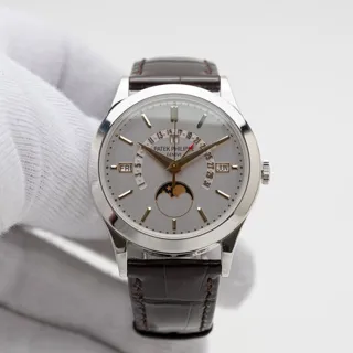 Patek Philippe Perpetual Calendar 5496P-015 39.5mm Platinum Silver