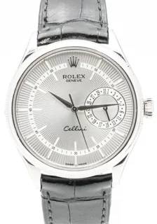 Rolex Cellini Date 50519 39mm White gold Silver