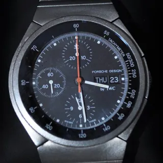 IWC Porsche Design IW3702 42mm Titanium Black