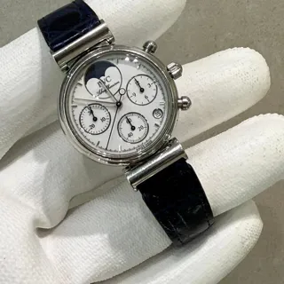 IWC Da Vinci Chronograph IW3736 (DA  ) 29mm Stainless steel White