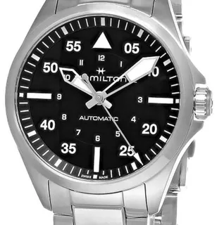 Hamilton H76305130 39mm Stainless steel Black