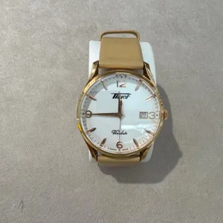 Tissot Heritage T118.410.36.277.01 40mm Rose gold White