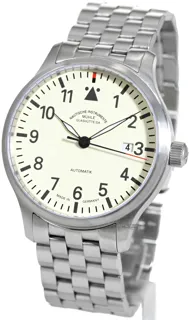 Mühle Glashütte Terrasport M1-37-47-MB Stainless steel Beige