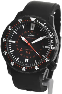 Sinn U2 S mission timer (EZM 5) 1020 44mm Submarine steel Black