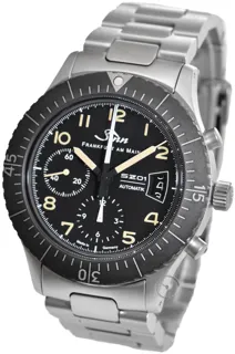 Sinn 156.1 E Pilots Chronograph 156.031 43mm Stainless steel Black