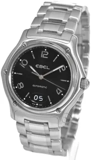 Ebel 1911 Large Date Automatic 9125250 40mm Stainless steel Black