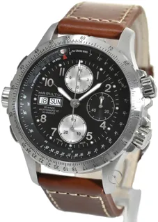 Hamilton Khaki Aviation H77616533 44mm Stainless steel Black