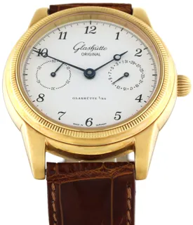 Glashütte 39mm Yellow gold