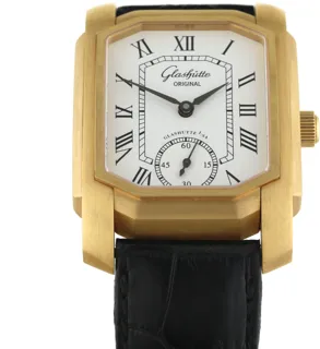 Glashütte Karree NOS 42.5mm Yellow gold