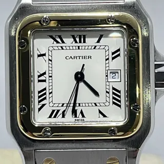 Cartier Santos 2961 29mm Stahl White