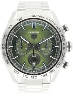 TAG Heuer Carrera CBN2A10 44mm Stainless steel Green