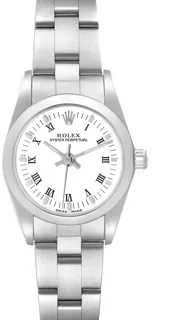 Rolex Oyster Perpetual 76080 Stainless steel White