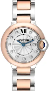 Cartier Ballon Bleu W3BB0005 Stainless steel and 18k rose gold Silver