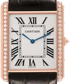 Cartier Tank Louis WT200005 Rose gold Silver