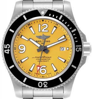 Breitling Superocean II A17367 44mm Stainless steel Yellow