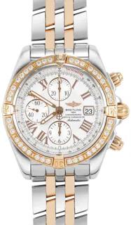 Breitling Chronomat Evolution C1335653/A619 43.7mm Rose gold and Stainless steel Silver