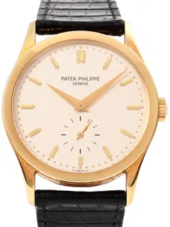 Patek Philippe Calatrava 5096J 33mm Yellow gold Silver