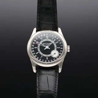 Patek Philippe Calatrava 6006G-001 39mm White gold Black