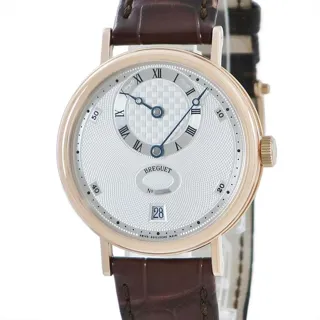 Breguet Classique 5187BR/15/986 36mm Rose gold Silver