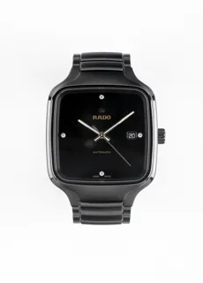 Rado True Square R27078722 38mm Black ceramic Black