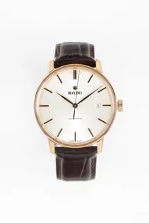 Rado Coupole Classic 01.763.3861.2.111 38mm Rose gold and Stainless steel Beige