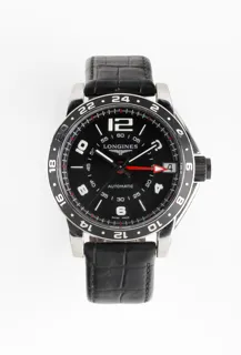 Longines Admiral L3.668.4 42mm Stainless steel Black