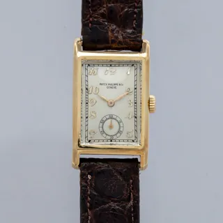 Patek Philippe 406 38mm 18k yellow gold Silver