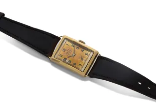 Tissot 21mm 18k yellow gold Silver