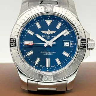 Breitling Avenger A17318101C1A1 43mm Stainless steel Blue