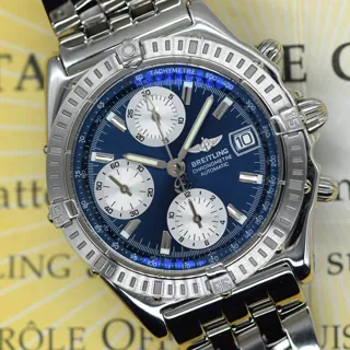 Breitling Chronomat A13352 39mm Stainless steel Blue