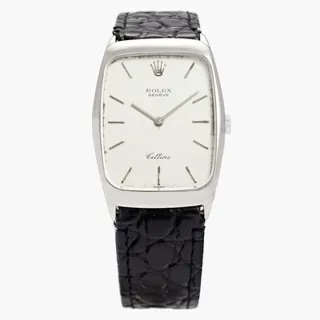 Rolex Cellini 4136 26mm Steel and 18k white gold