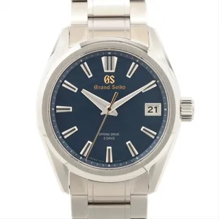 Grand Seiko 140 39mm Stainless steel Blue