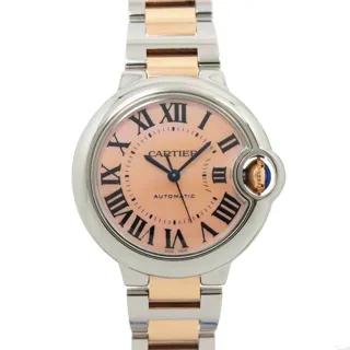 Cartier Ballon Bleu W6920098 33mm 18k rose gold Pink